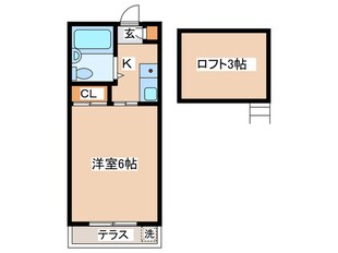 エクレ－ル中町の物件間取画像